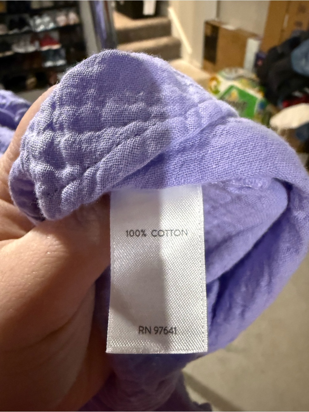 Lavender Cotton j Jill button up - 100% Cotton